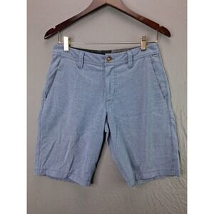 Volcom Hybrid Shorts Mens 28 Blue Heathered Quick Dry Boardshorts Walkshorts